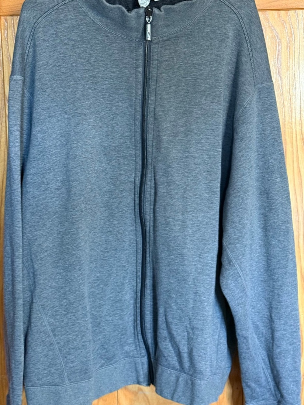 Tommy Bahama -Men's Full-Zip Reversible Crewneck Sweater - Charcoal/Navy